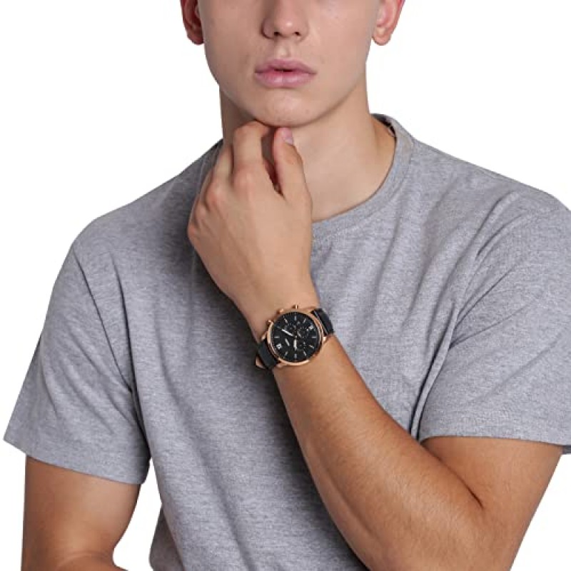 화석 뉴트라(Fossil Neutra) 남성용 크로노그래프 시계(스테인리스 스틸 팔찌 또는 정품 가죽 밴드 포함)