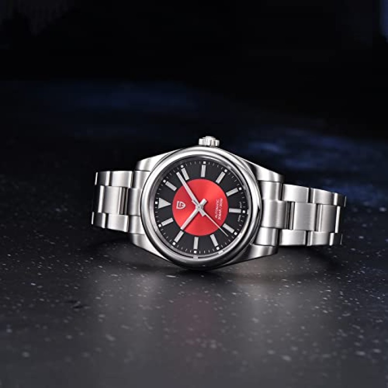 남성용 파가니 디자인 시계 자동 기계식 GMT 42mm 스포츠 방수 스테인레스 스틸 사파이어 손목 시계