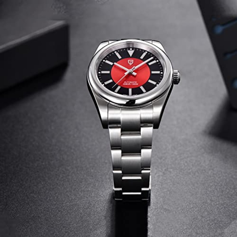 남성용 파가니 디자인 시계 자동 기계식 GMT 42mm 스포츠 방수 스테인레스 스틸 사파이어 손목 시계