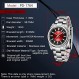 남성용 파가니 디자인 시계 자동 기계식 GMT 42mm 스포츠 방수 스테인레스 스틸 사파이어 손목 시계
