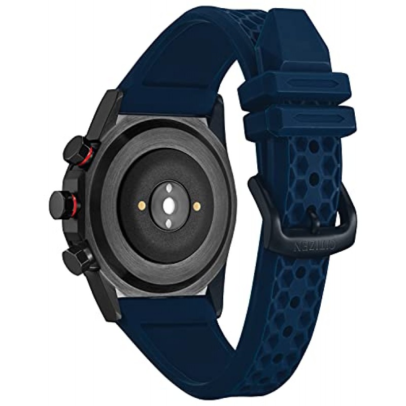 Citizen CZ Smart Gen 1 하이브리드 스마트워치 44mm, 지속적인 심박수 추적, 피트니스 활동, 골프 앱, 알림 및 메시지 표시, Bluetooth 연결, 15일 배터리 수명
