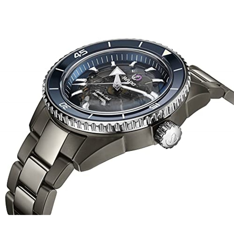 라도 블루 시계 캡틴 쿡 하이테크 세라믹 오토매틱 스위스 무브먼트, 43mm. R32128202