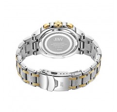 JBW 럭셔리 남성용 하이스트 J6380 0.20 ctw 20 다이아몬드 손목시계, 스테인리스 스틸 팔찌, 47.5mm