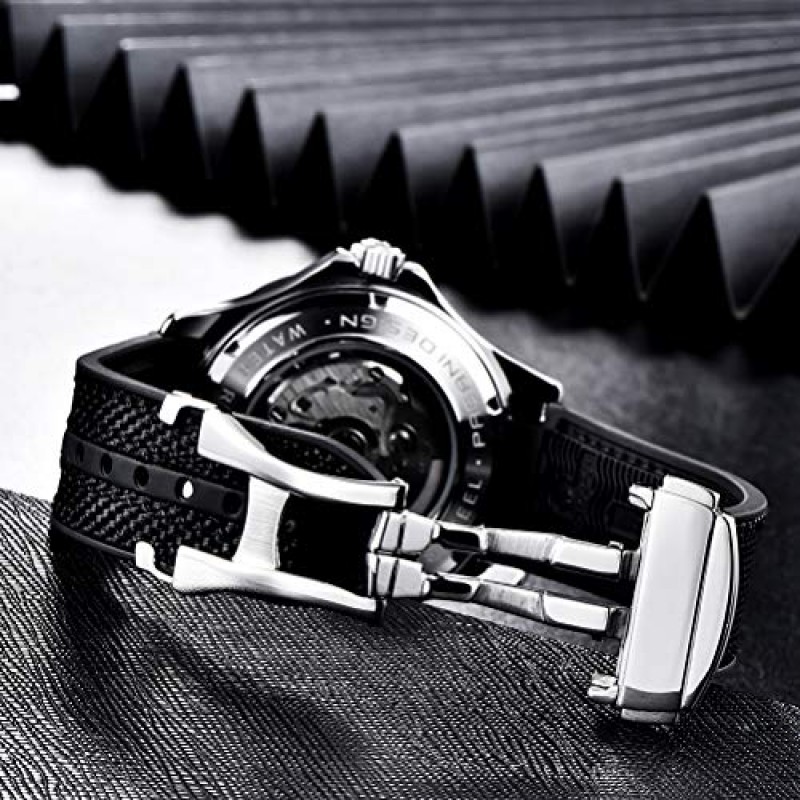 HaiQin Pagani 디자인 남성용 자동 다이버 시계 일본식 무브먼트 사파이어 날짜 표시 비즈니스 럭셔리 시계 - 1667