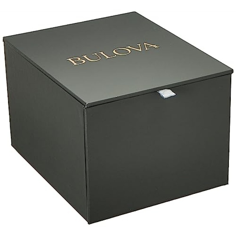 Bulova 남성용 CURV 크로노그래프 골드 톤 스테인리스 스틸 팔찌 시계 | 41mm | 97A160