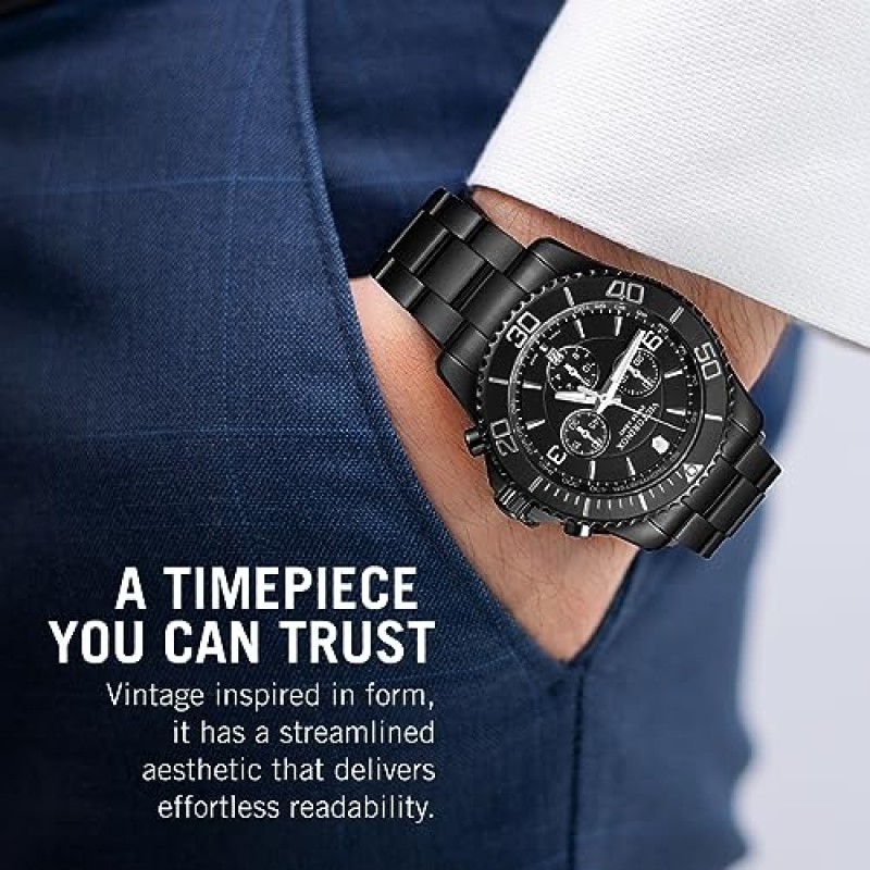 Victorinox Maverick Chrono 블랙 에디션 시계 - 시대를 초월한 손목시계