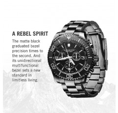 Victorinox Maverick Chrono 블랙 에디션 시계 - 시대를 초월한 손목시계