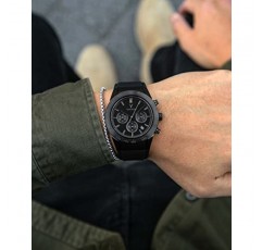 남성용 Vincero 럭셔리 시계 - 고도 또는 로그 스타일 이탈리아 남성용 시계, 43m 및 44mm 스테인리스 스틸, 크로노그래프 손목 시계 - 일본 쿼츠 무브먼트가 장착된 자동 시계