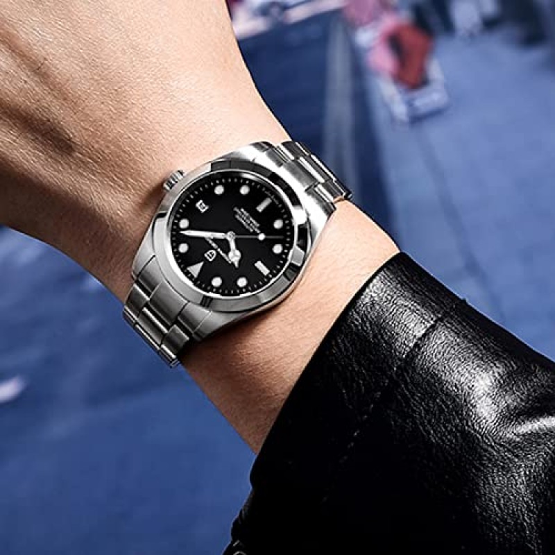 BY BENYAR Pagani Design 1692 남성용 시계 고급 자동 시계 남성용 AR 사파이어 기계식 손목 시계 일본 NH35 무브먼트 스테인레스 스틸 비즈니스 남성용 시계