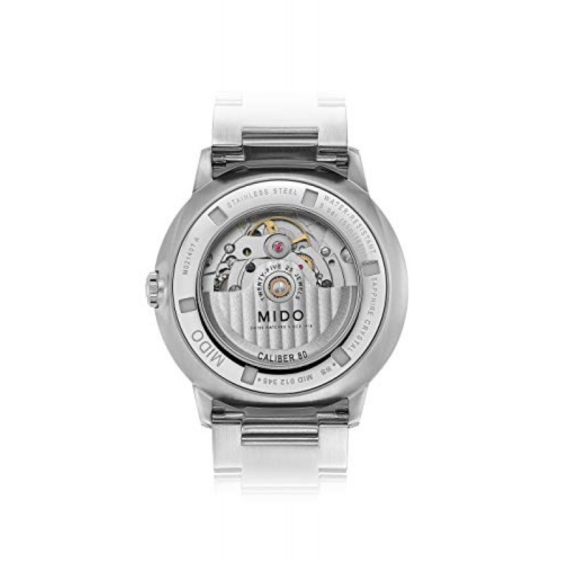 미도 커맨더 그라디언트 - 남성용 스위스 오토매틱 시계 - 블랙 다이얼 - 케이스 40mm - M0214071141100