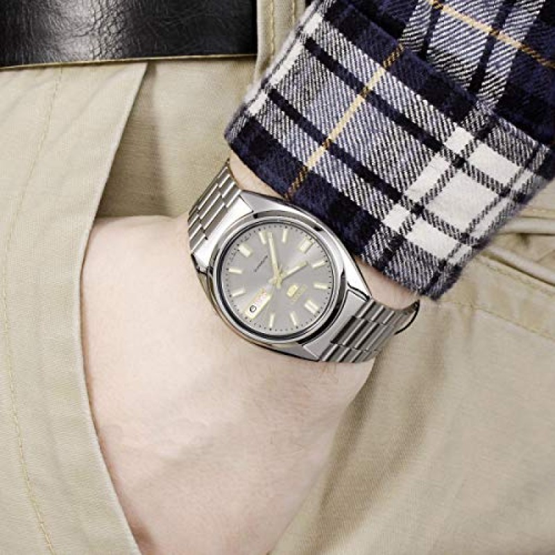 SEIKO 5 남성용 스테인레스 스틸 시계