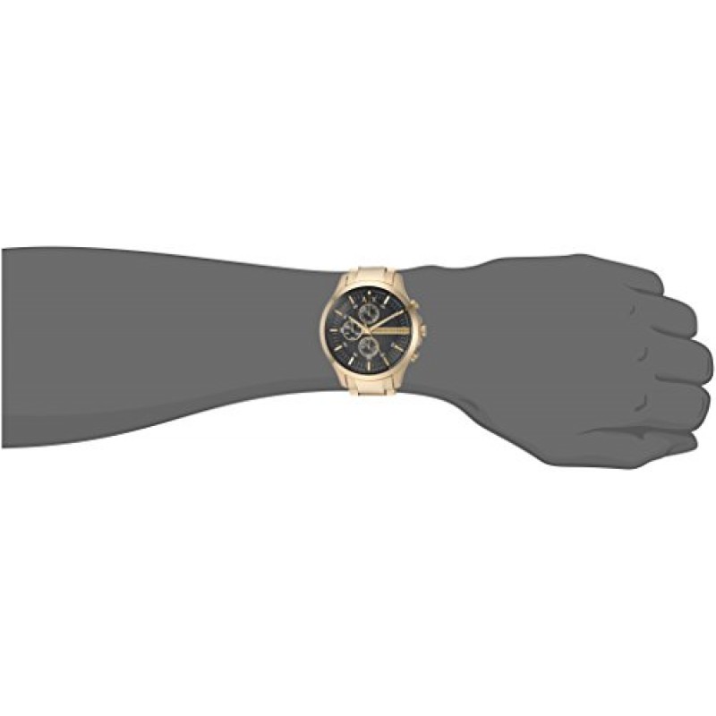 AX Armani Exchange 남성용 크로노그래프 시계(가죽, 실리콘 또는 스틸 밴드 포함)
