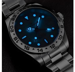 PAGRNE DESIGN 남성용 Pagani 디자인 시계 일본 NH34 자동 GMT 시계 기계식 40mm 스테인레스 스틸 사파이어 미러 10Bar 다이브 시계 1762
