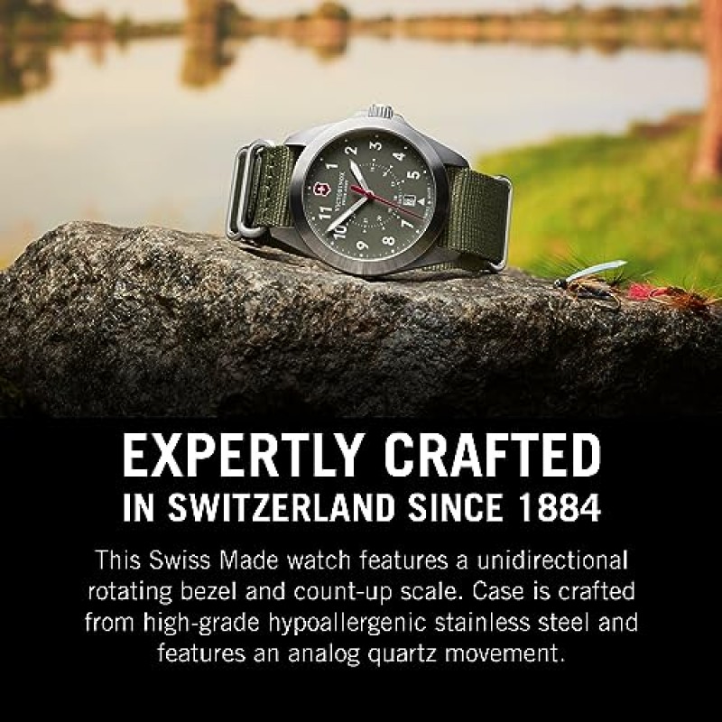 Victorinox Alliance 스위스 육군 헤리티지 아날로그 시계 - 시대를 초월한 손목시계