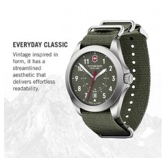 Victorinox Alliance 스위스 육군 헤리티지 아날로그 시계 - 시대를 초월한 손목시계