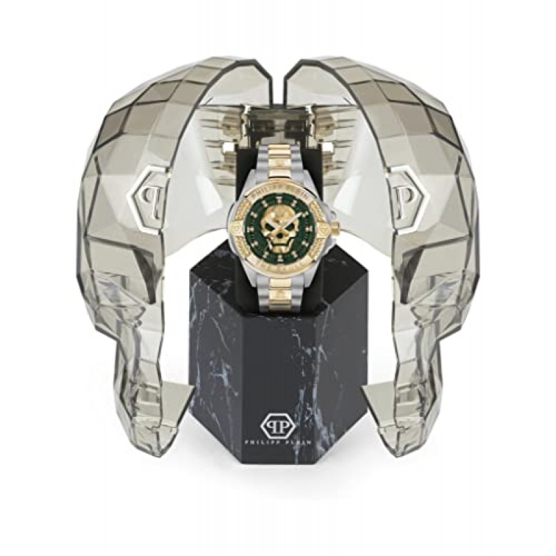 Philipp Plein 남녀공용 시계 아날로그 쿼츠 The $Kull Genderless