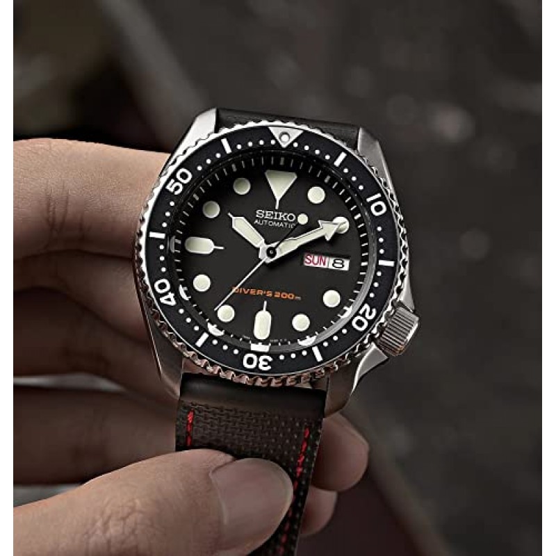 모든 20mm/22mm 너비 러그 시계용 Crafter Blue UX05 스트레이트 엔드 시계 밴드 고무 스트랩 교체