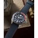 모든 20mm/22mm 너비 러그 시계용 Crafter Blue UX05 스트레이트 엔드 시계 밴드 고무 스트랩 교체