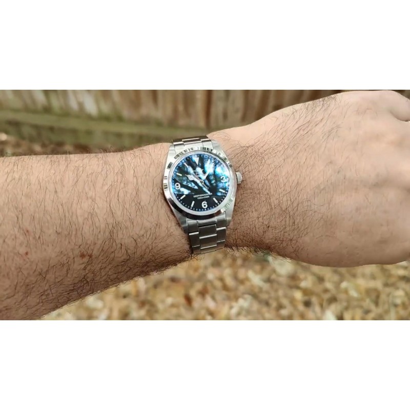 Addiesdive 36mm 남성용 시계, 일본 VH31 쿼츠 무브먼트 스포츠 시계 돔형 크리스탈 손목 시계 100m 다이버 시계 BGW9 Luminous