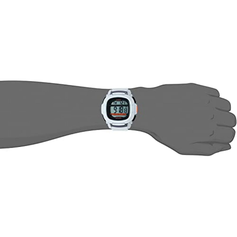 실리콘 스트랩이 포함된 Timex 남성용 디지털 시계 커맨드