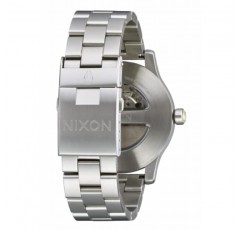 NIXON 5th Element A1294-100M 방수 남성용 자동 시계(42mm 시계 모드, 21mm-19mm 스테인레스 스틸 3링크 밴드)