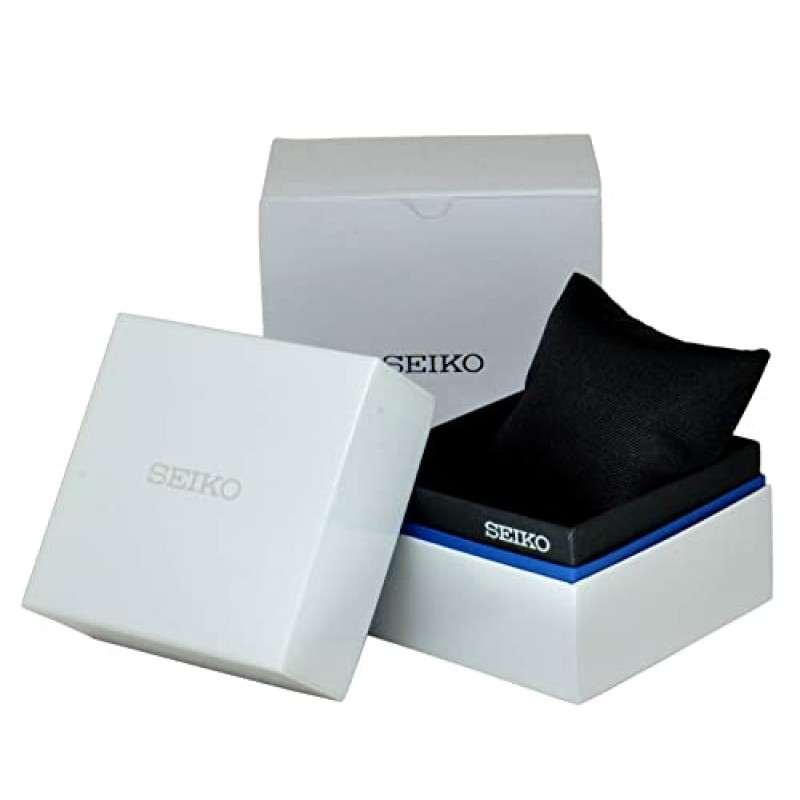 SEIKO SSB345 남성용 시계 - 에센셜 컬렉션 - 블랙 타키미터 링, 그레이 액센트가 있는 그린 다이얼, 날짜 표시기, 스테인리스 스틸 케이스 및 팔찌, 100m 방수