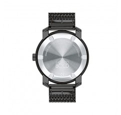 Movado Bold Sport 남성용 스위스 Qtz 스테인리스 스틸 및 메쉬 팔찌 캐주얼 시계, 색상: 블랙(모델: 3600767)