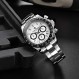 CEYADG Pagani 디자인 남성용 시계 일본 무브먼트 크로노 그래프 40mm 스포츠 방수 스테인레스 스틸 고무 스트랩 사파이어 남성용 손목 시계