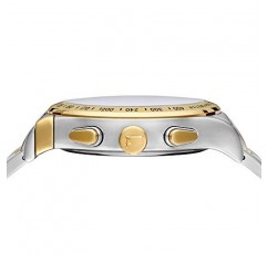 Salvatore Ferragamo 남성용 페라가모 1898 스위스 쿼츠 시계, 스테인리스 스틸 스트랩, 투톤, 20(모델: SFDK00418)