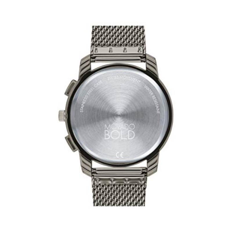 Movado 볼드 씬 크로노그래프 쿼츠 블루 다이얼 남성용 시계 3600721