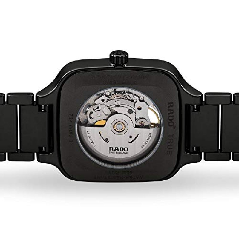 Rado True Square 오토매틱 Open Heart 남성용 시계