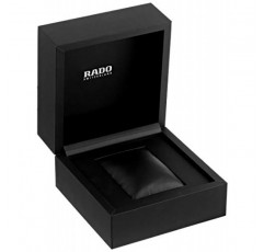 Rado 남녀공용 Centrix 다이아몬드 스테인레스 스틸 스위스 오토매틱 시계, 블랙 (R30079762)