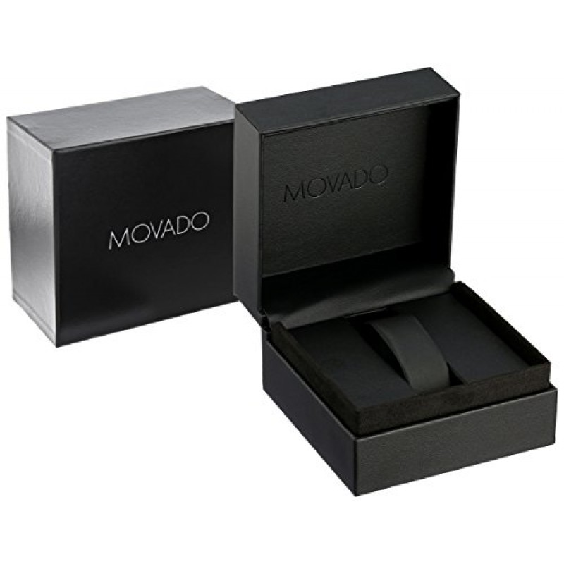 Movado 남성용 스위스 쿼츠 스테인리스 스틸 시계, 색상: 실버 톤(모델: 0607042)