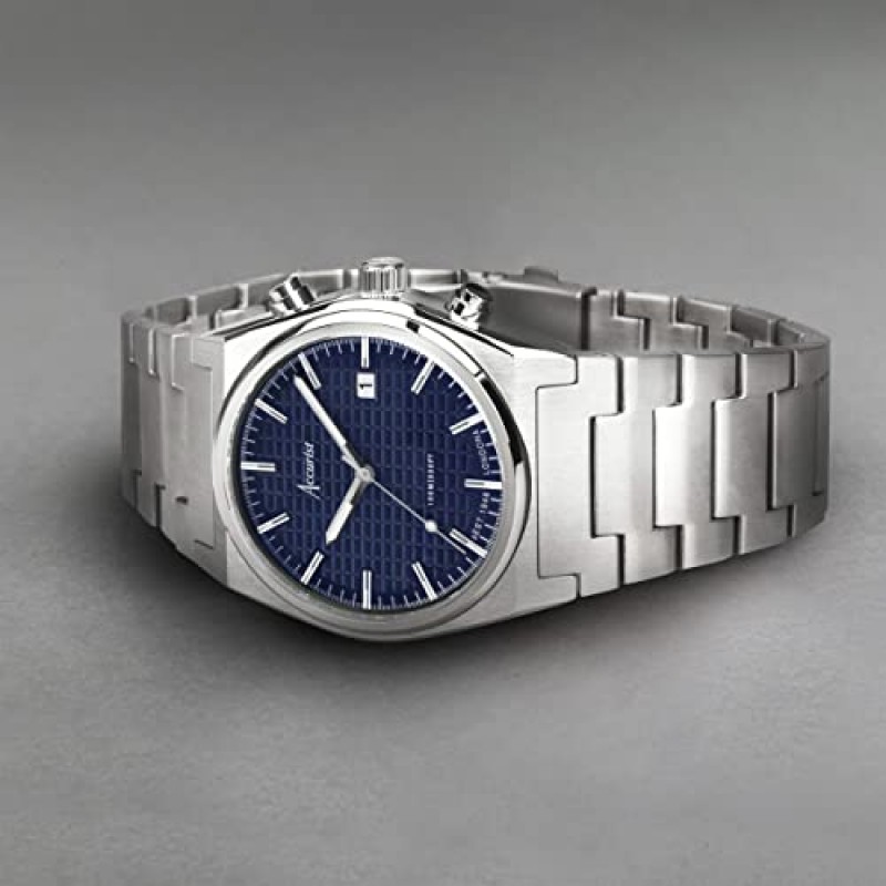 Accurist 남성용 오리진 41mm 쿼츠 시계(아날로그 디스플레이 포함)