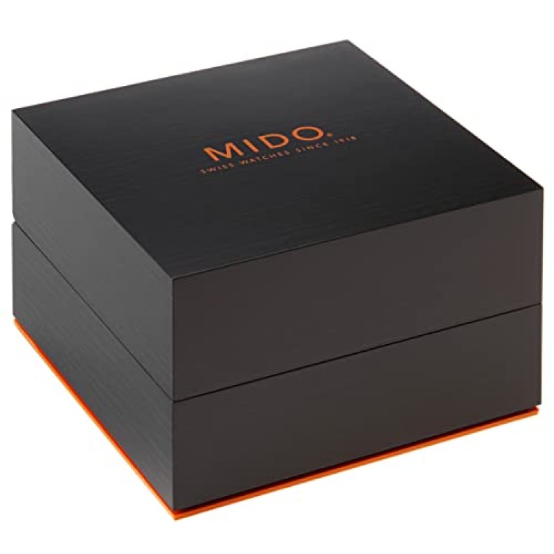 미도 커맨더 크로노미터 - 남성용 스위스 오토매틱 시계 - 블랙 다이얼 - 케이스 40mm - M0214311105100