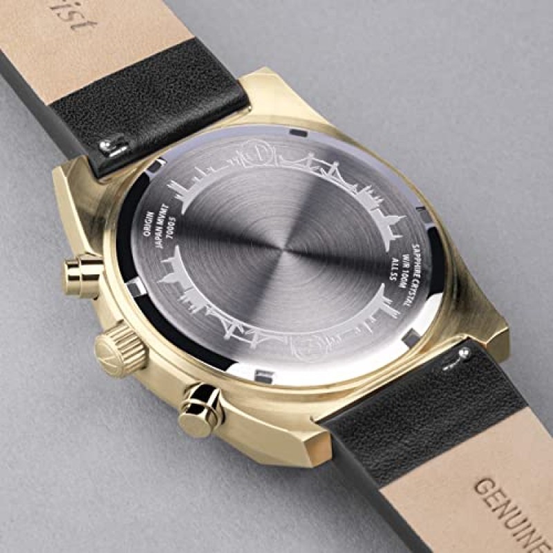 Accurist 남성용 오리진 41mm 쿼츠 시계(크로노그래프 아날로그 디스플레이 포함)