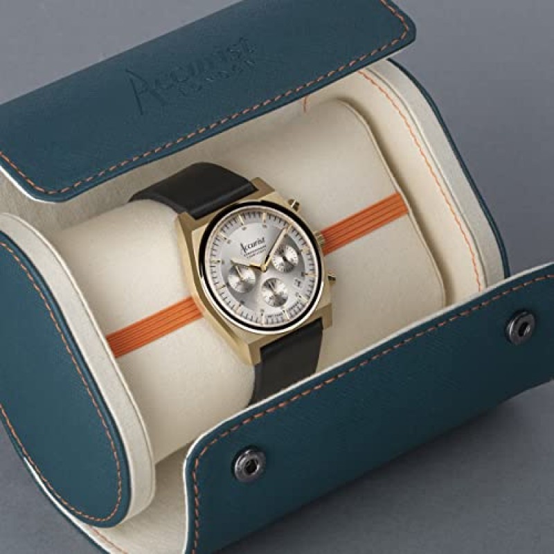 Accurist 남성용 오리진 41mm 쿼츠 시계(크로노그래프 아날로그 디스플레이 포함)