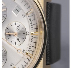 Accurist 남성용 오리진 41mm 쿼츠 시계(크로노그래프 아날로그 디스플레이 포함)