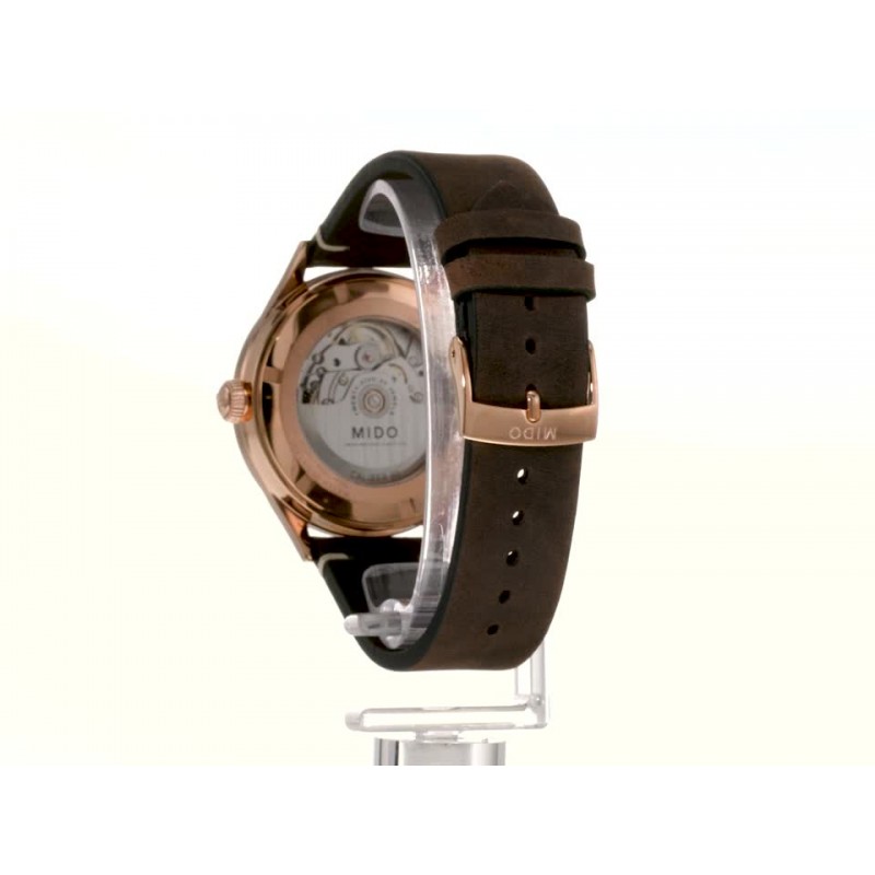 Mido Multifort Patrimony - 남성용 스위스 오토매틱 시계 - 블랙 다이얼 - 케이스 40mm - M0404073606000