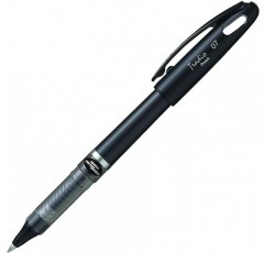 Pentel BL117A-A EnerGel 트라디오 미디엄 팁 블랙 잉크 롤러 볼펜 - 블랙(12개 팩)