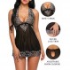 Avidlove 여성 v 넥 란제리 레이스 Babydoll 메쉬 Chemise Nightwear 복장 S-4XL