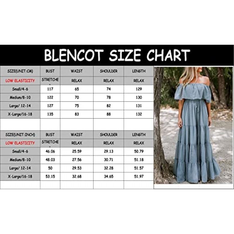 BLENCOT 여성 캐주얼 꽃 레이스 스위스 도트 오프 어깨 긴 이브닝 드레스 칵테일 파티 맥시 웨딩 드레스