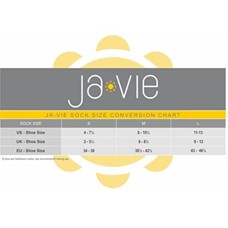 JAVIE 여성용 및 남성용 매우 편안한 75% 메리노 울 눈금 압축 양말(15-20mmHg)