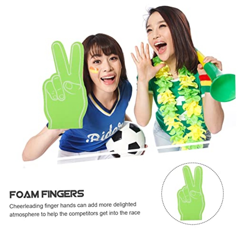 Veemoon 3pcs 폼 핑거 축구 어린이를위한 장난감 Juguetes para Sports Foam Finger Giant Foam