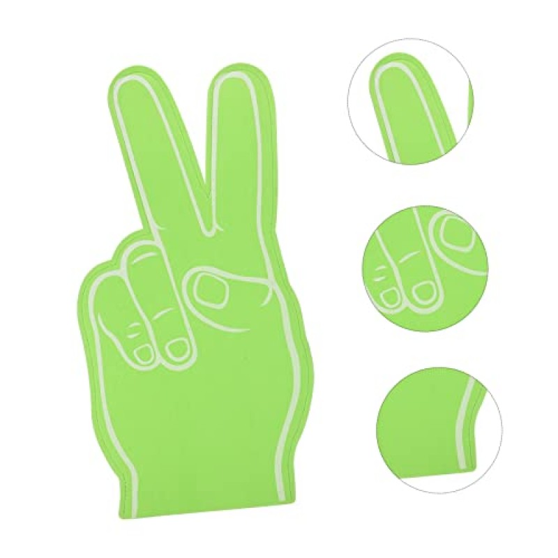 Veemoon 3pcs 폼 핑거 축구 어린이를위한 장난감 Juguetes para Sports Foam Finger Giant Foam