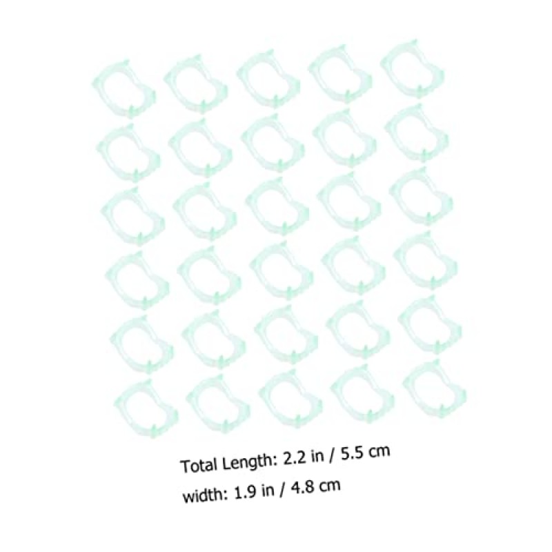 Alasum 뱀파이어 이빨 Kidult 장난감 Costumized 선물 글로우 장난감 150 Pcs 빛나는 뱀파이어 송곳니 코스프레를위한 플라스틱 뱀파이어 이빨 송곳니 플라스틱 가짜 치아 할로윈 코스프레 가짜 치아 어린이 장난감