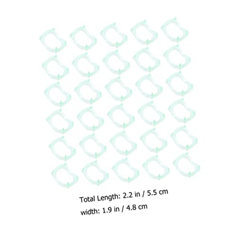 NOLITOY 150 개 뱀파이어 장난감 테마 가장 무도회 장난감 인공 드레스 - 할로윈 드레싱 어두운 키덜트 놀이 치아 야광 액세서리 어린이 틀니 코스프레 액세서리 장식