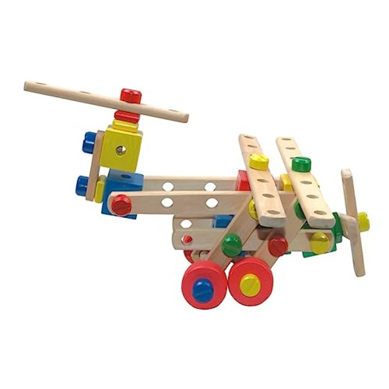 SAFIGLE 1 세트 어린이를위한 장난감 어린이 장난감 kidcraft playset 어린이 playset 어린이를위한 장난감 DIY 장난감 나무 블록 조기 교육 장난감 조립 해체 장난감 너트 대나무 분해