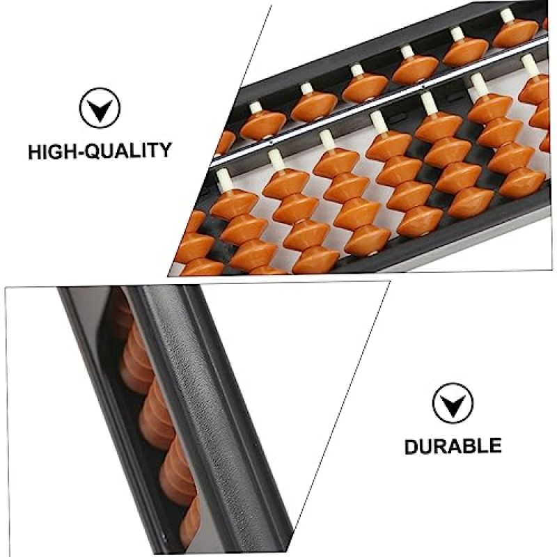 STOBOK 3 Pcs 주판 장난감 어린이 계산 도구 구슬 산술 주판 발달 장난감 중국어 계산기 교육 주판 장난감 일본어 도구 주판 계산기 퍼즐 Abs