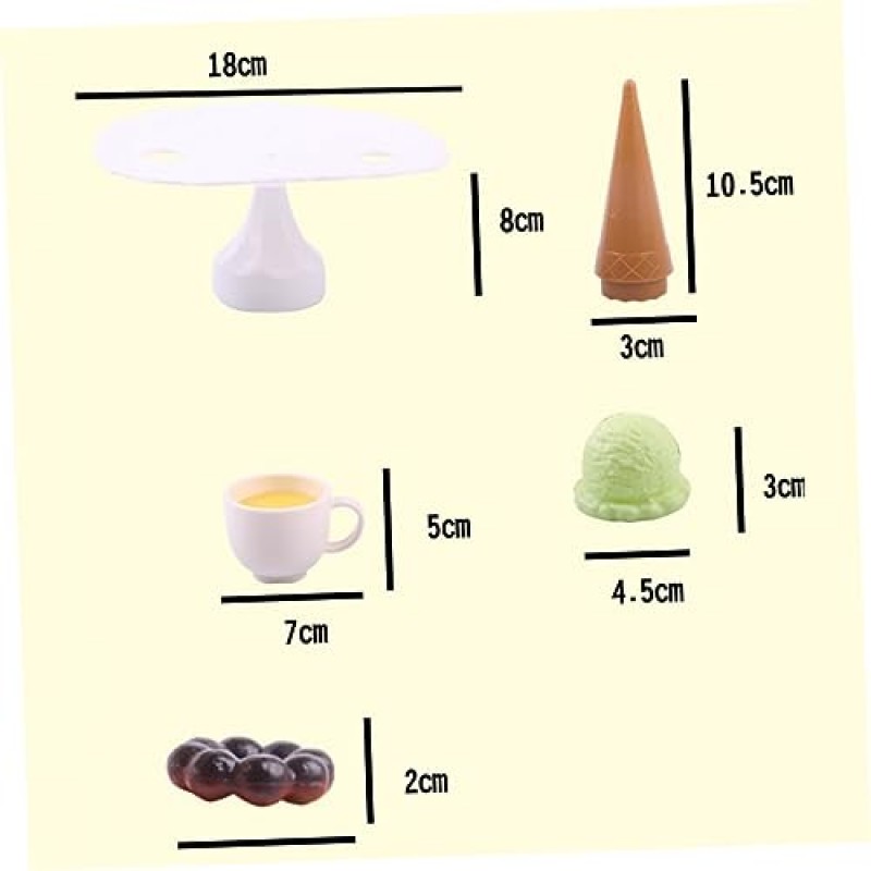 Alasum 2pcs 사탕 장난감 어린이를위한 장난감 어린이를위한 장난감 어린이 장난감 어린이 플레이 세트 kidcraft playset 어린이 교육용 장난감 아이스크림 장난감 스태킹 장난감 쿠키 쌓기 부모 - 자녀